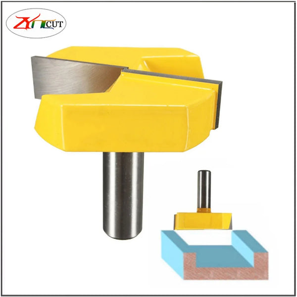 1/2in shank  woodworking tools Carpenter's large diameter bottom cleaner cutter，Woodworking end milling cutter