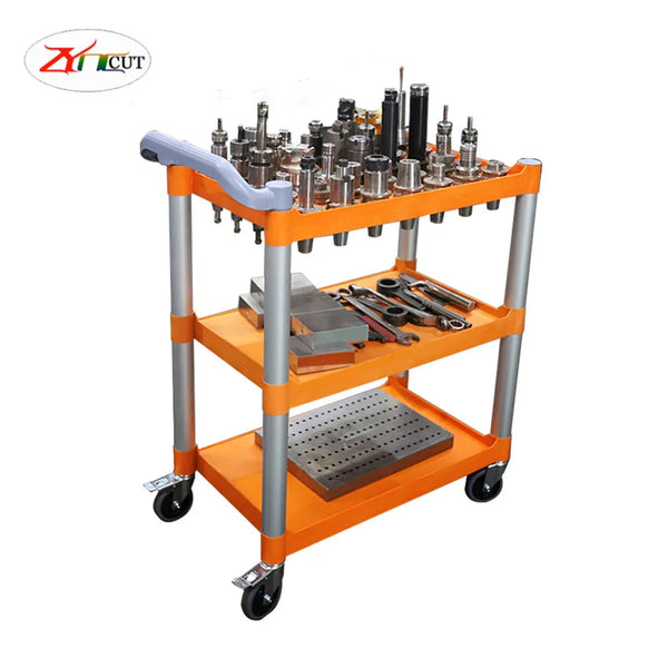 BT30 BT40 BT50 Tool storage car of machining center, High strength handle placement box,CNC Handle finishing car tool box