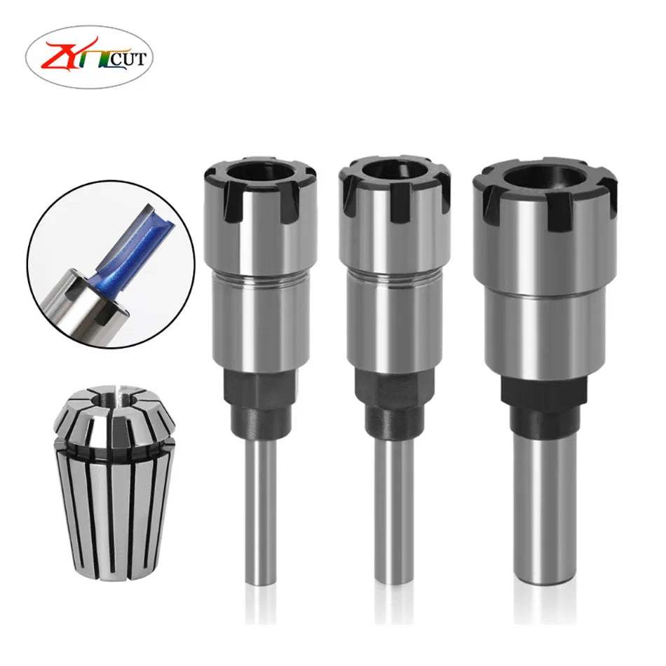 Milling Cutter extension Rod 1/4in 8mm 1/2in handle engraving machine ...