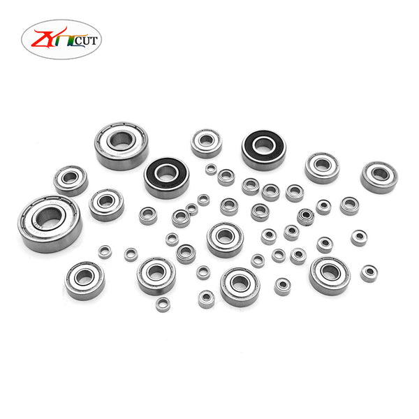 10Pcs/set MR74 MR84 MR104  604  684 694ZZ Double sided iron sheet sealSmall diameter ball bearing with inner diameter of 4mm